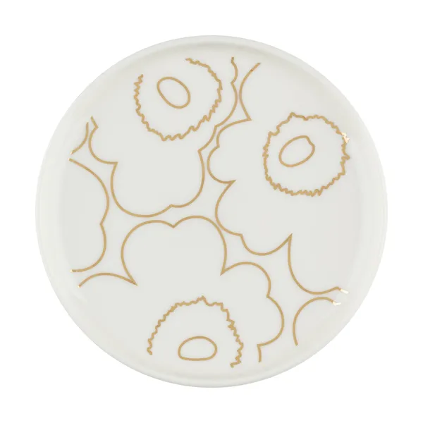 Piirto Unikko Oiva tallrik Ø13,5 cm, White