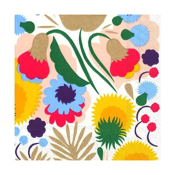 Pikkukellukka servett 33x33 cm 20-pack, Multi