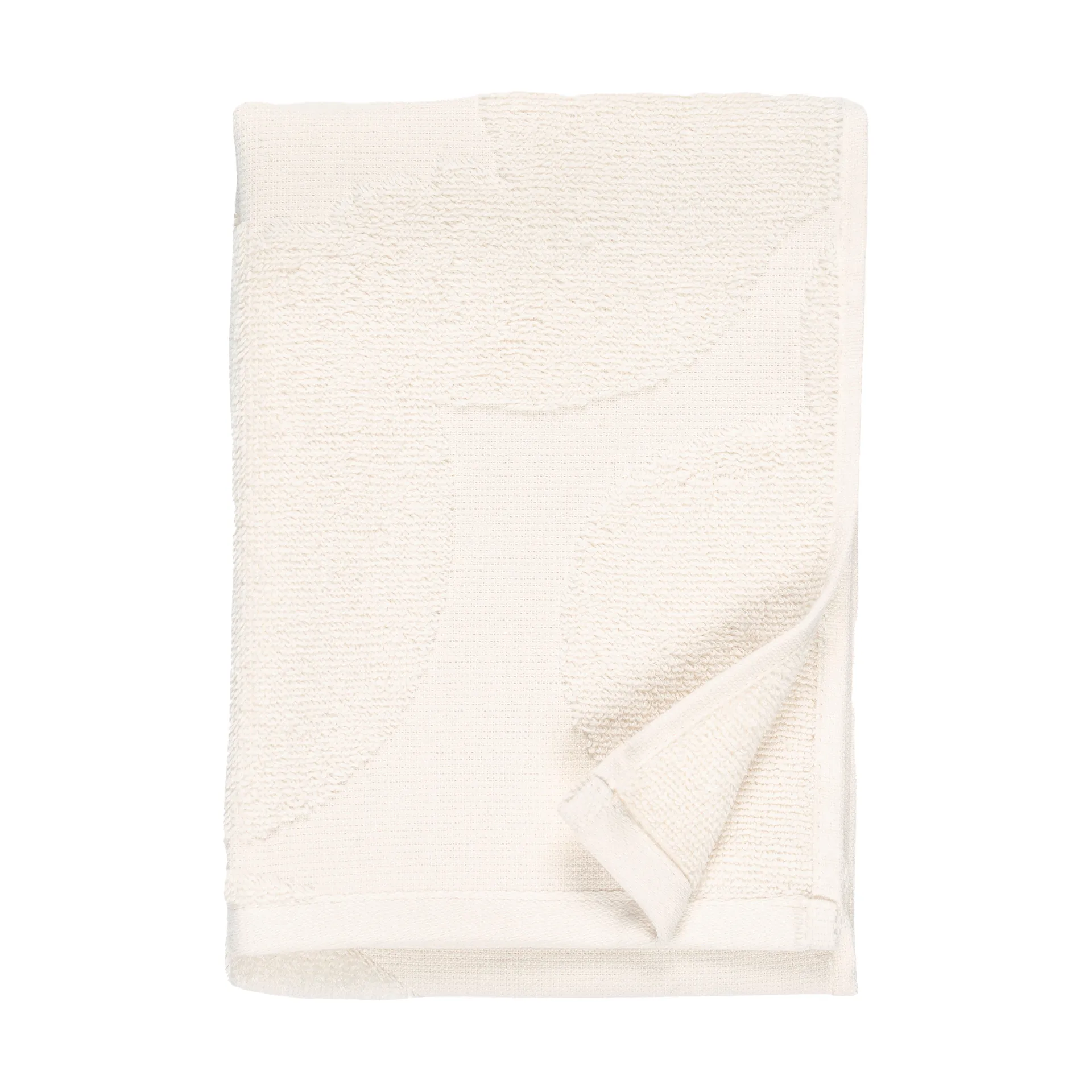Marimekko Serviette de bain solide Unikko cm Écru