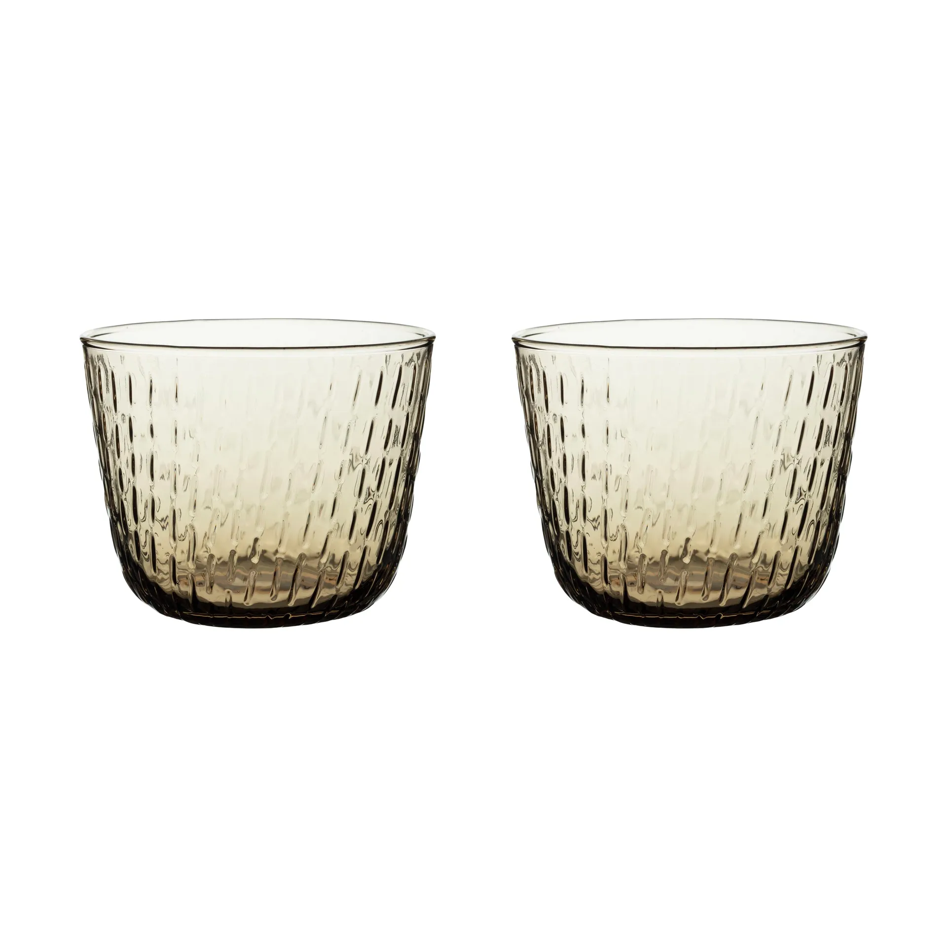 Marimekko Syksy drikkeglas 2 dl 2-pak Brown