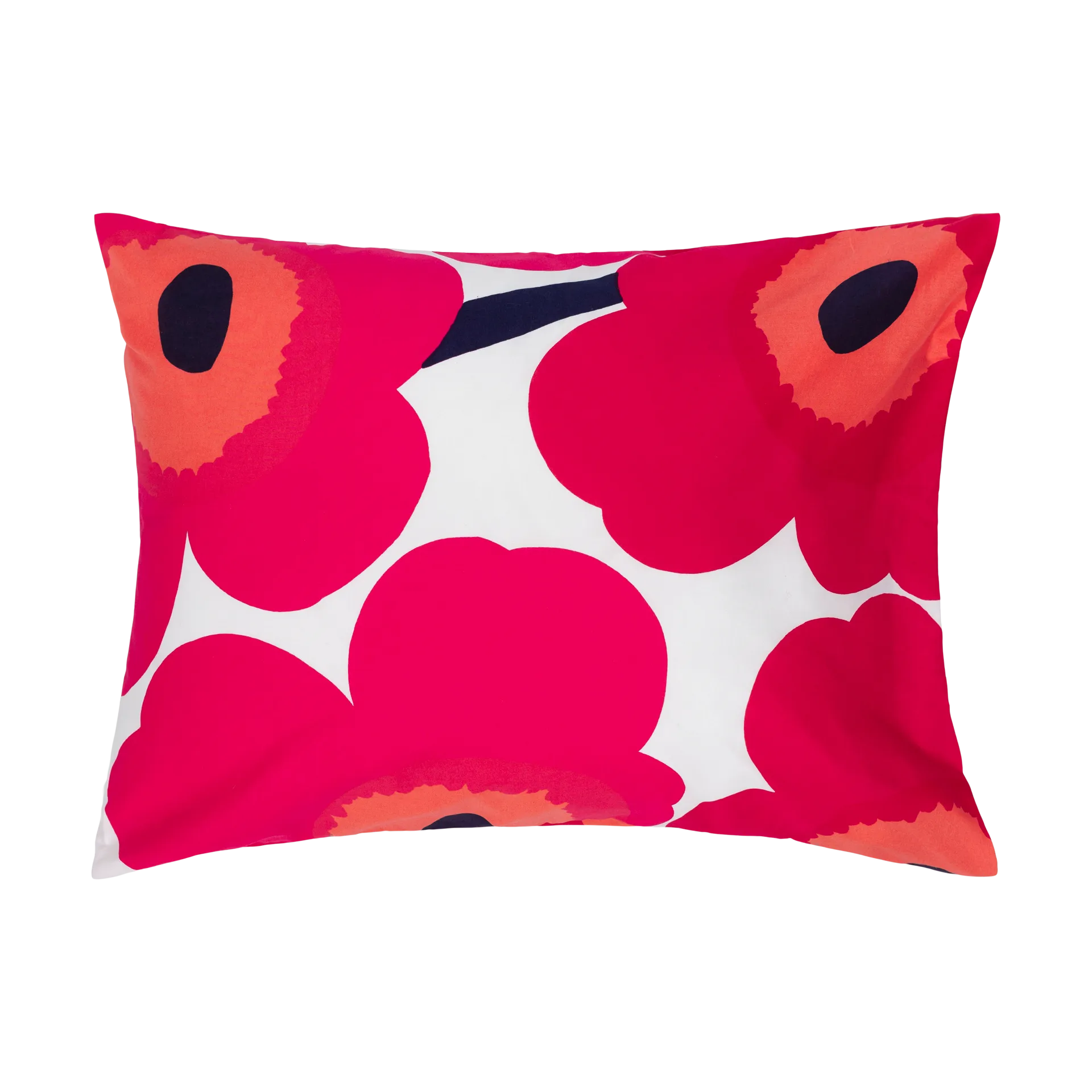 Marimekko Taie d'oreiller Unikko cm Rouge