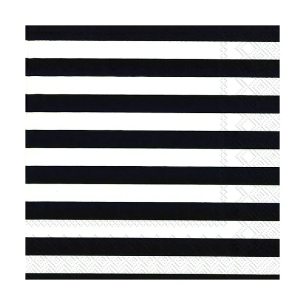 Tasaraita servett 33x33 cm 20-pack