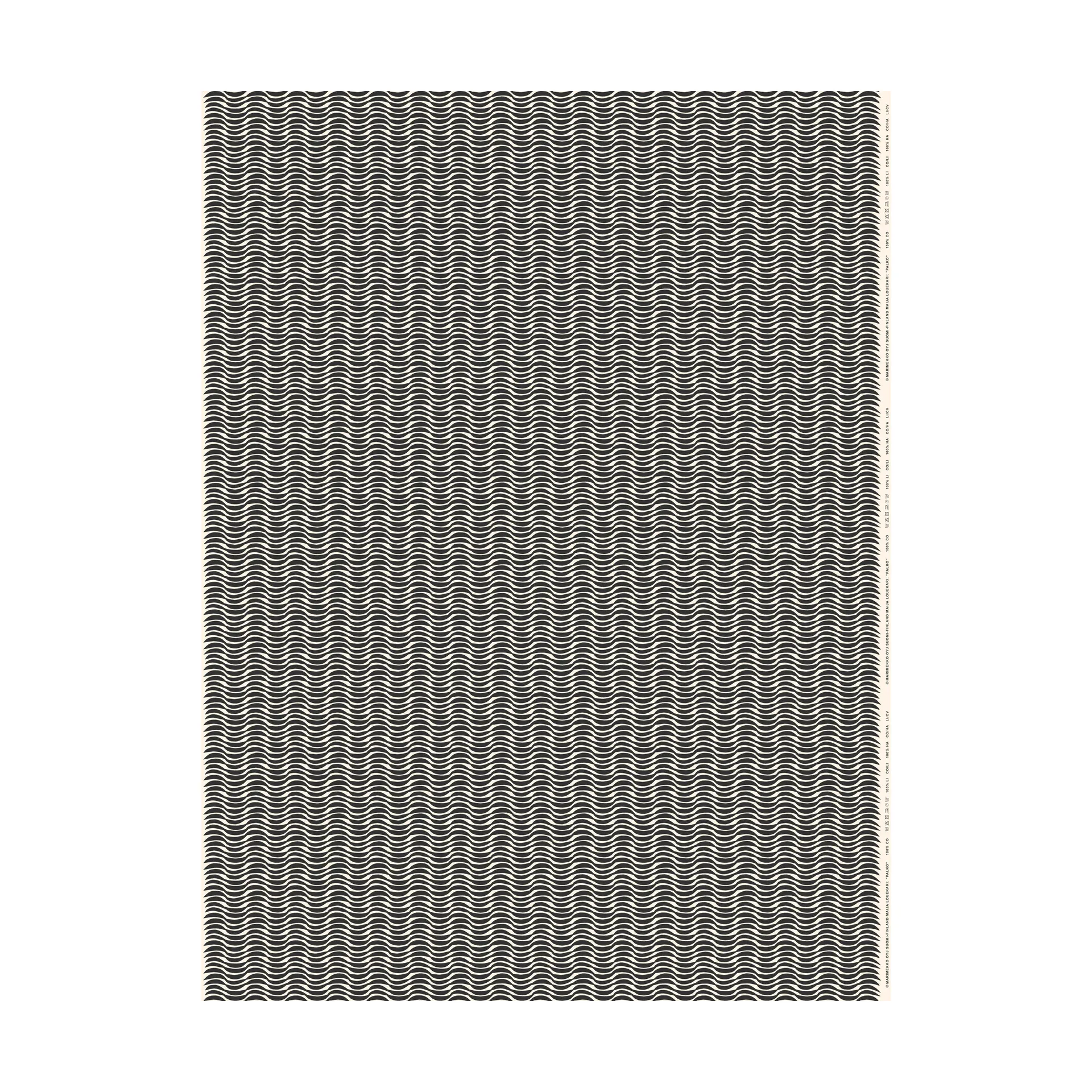Marimekko Tissu de coton Palko Cotton-coal