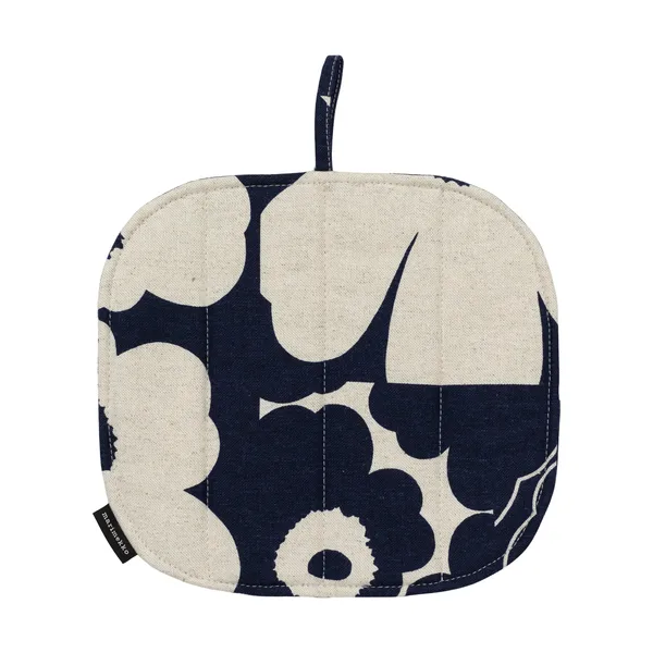 Unikko kollaasi grytlapp 21,5x21,5 cm, Linen-dark