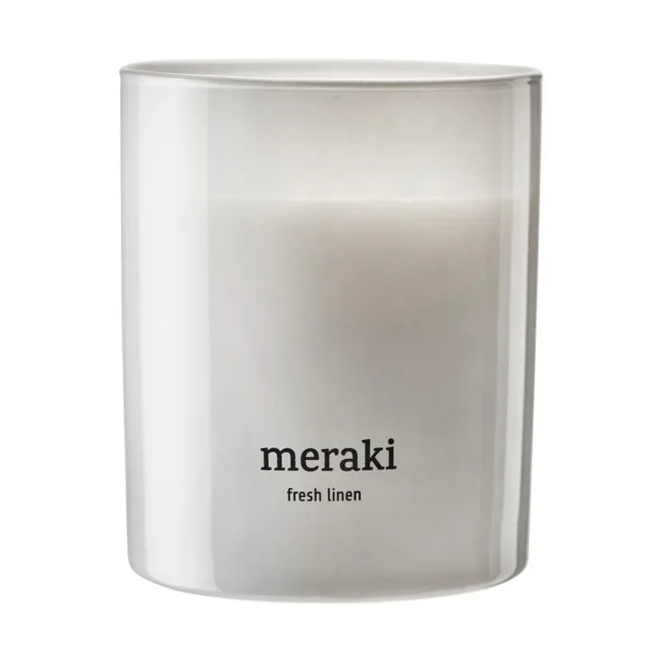 Meraki Bougie parfumée Meraki, 35 heures Linge frais