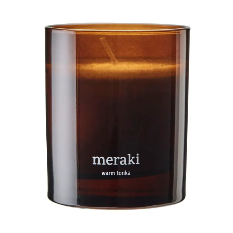 Meraki Bougie parfumée Meraki, 35 heures Tonka chaud