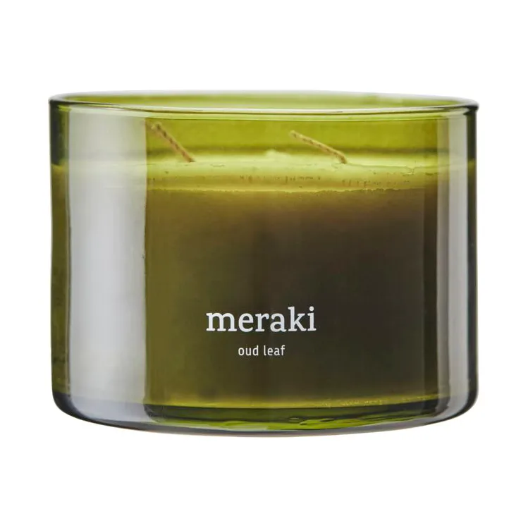 Meraki Bougie parfumée Meraki, 60 heures Feuille d'Oud