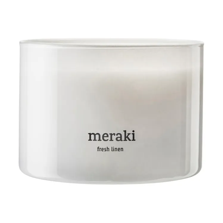 Meraki Bougie parfumée Meraki, 60 heures Linge frais
