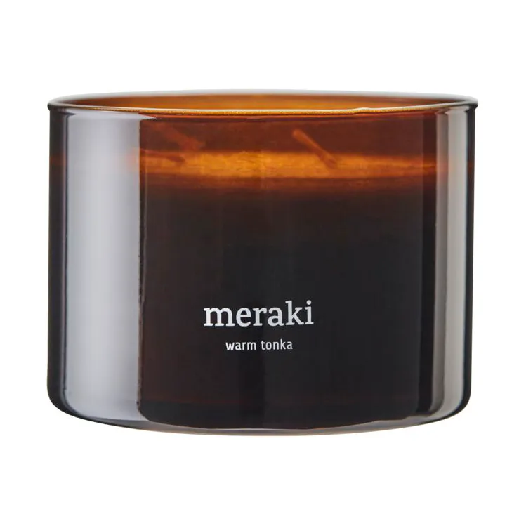 Meraki Bougie parfumée Meraki, 60 heures Tonka chaud
