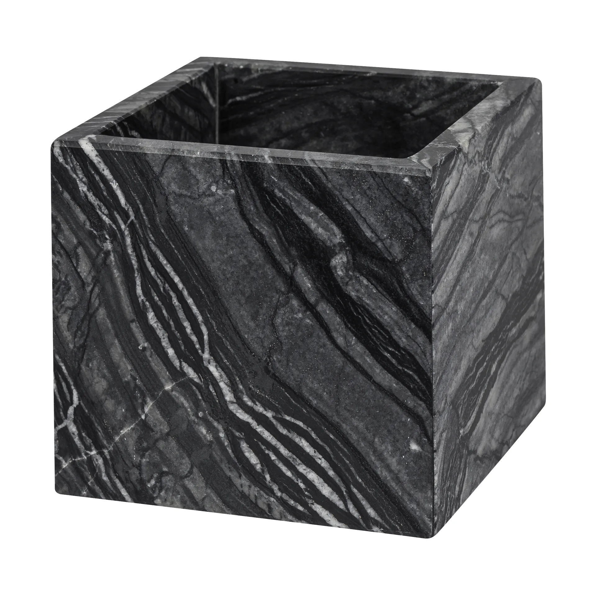 Mette Ditmer Cube Marble 8,5x8,5 cm Black-grey