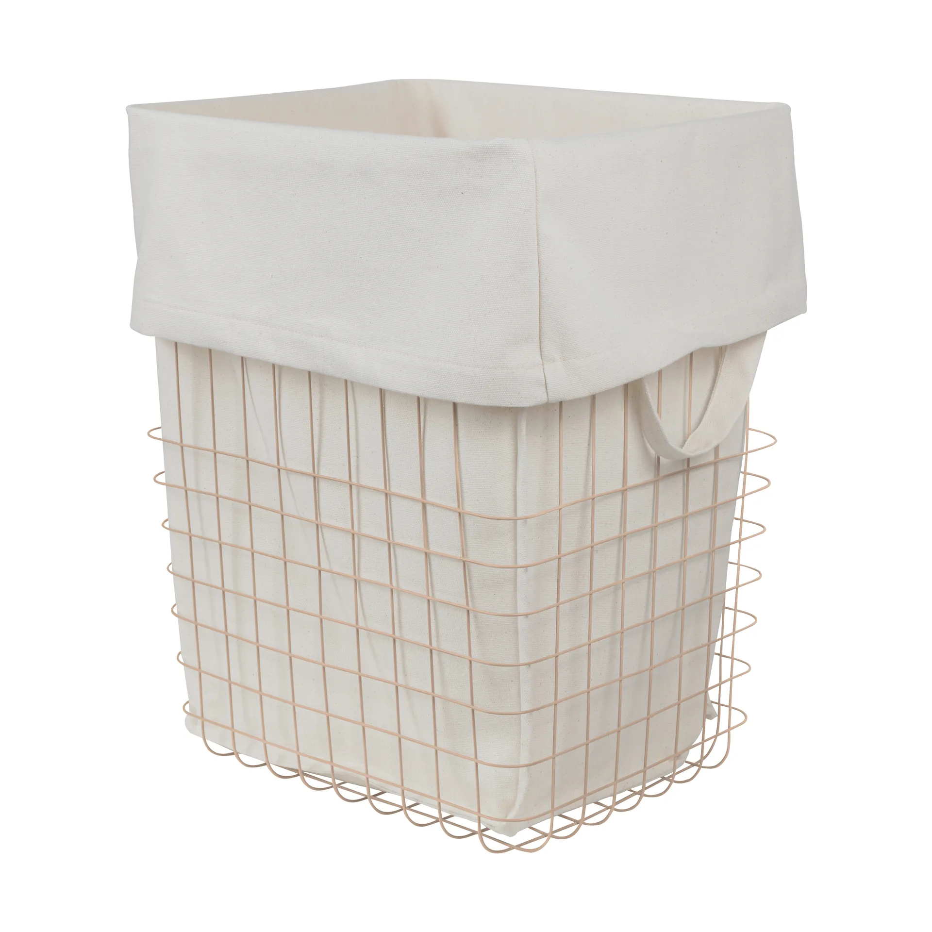 Mette Ditmer Panier de rangement Store-it avec sac en coton, large Sable