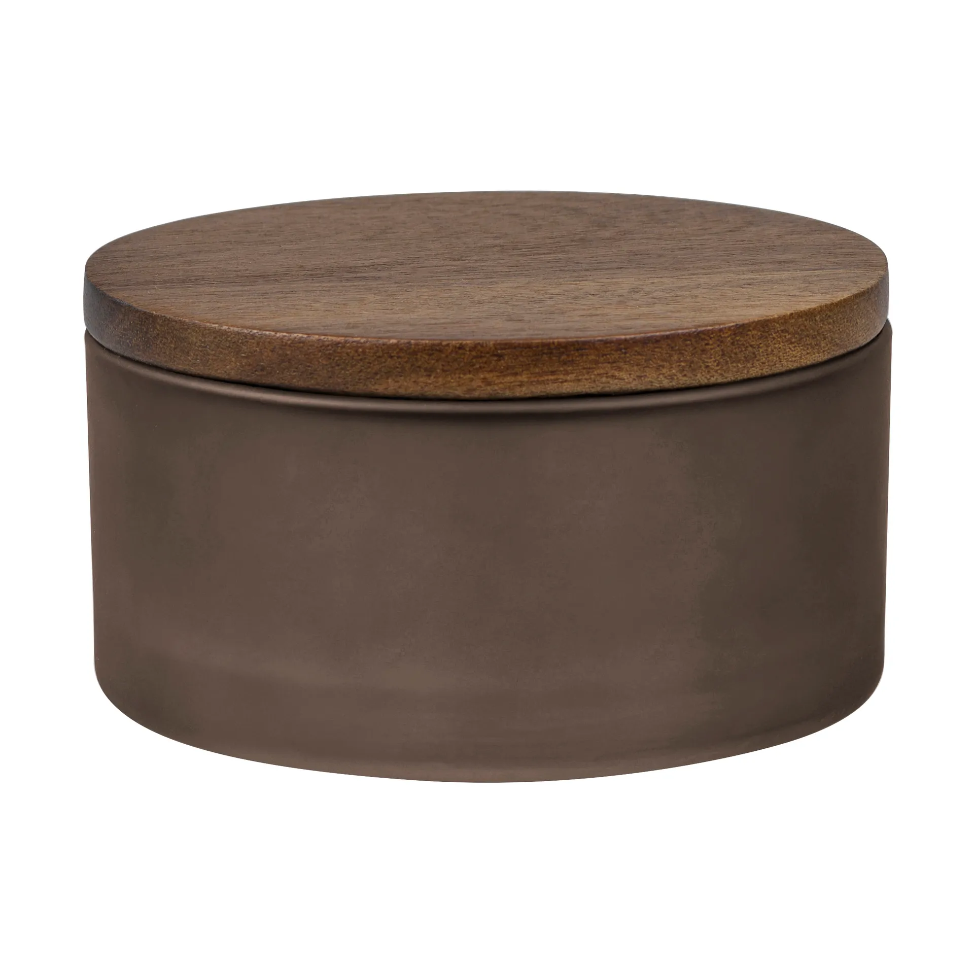 Mette Ditmer Pot avec couvercle Modest Ø10,5 cm. Noyer