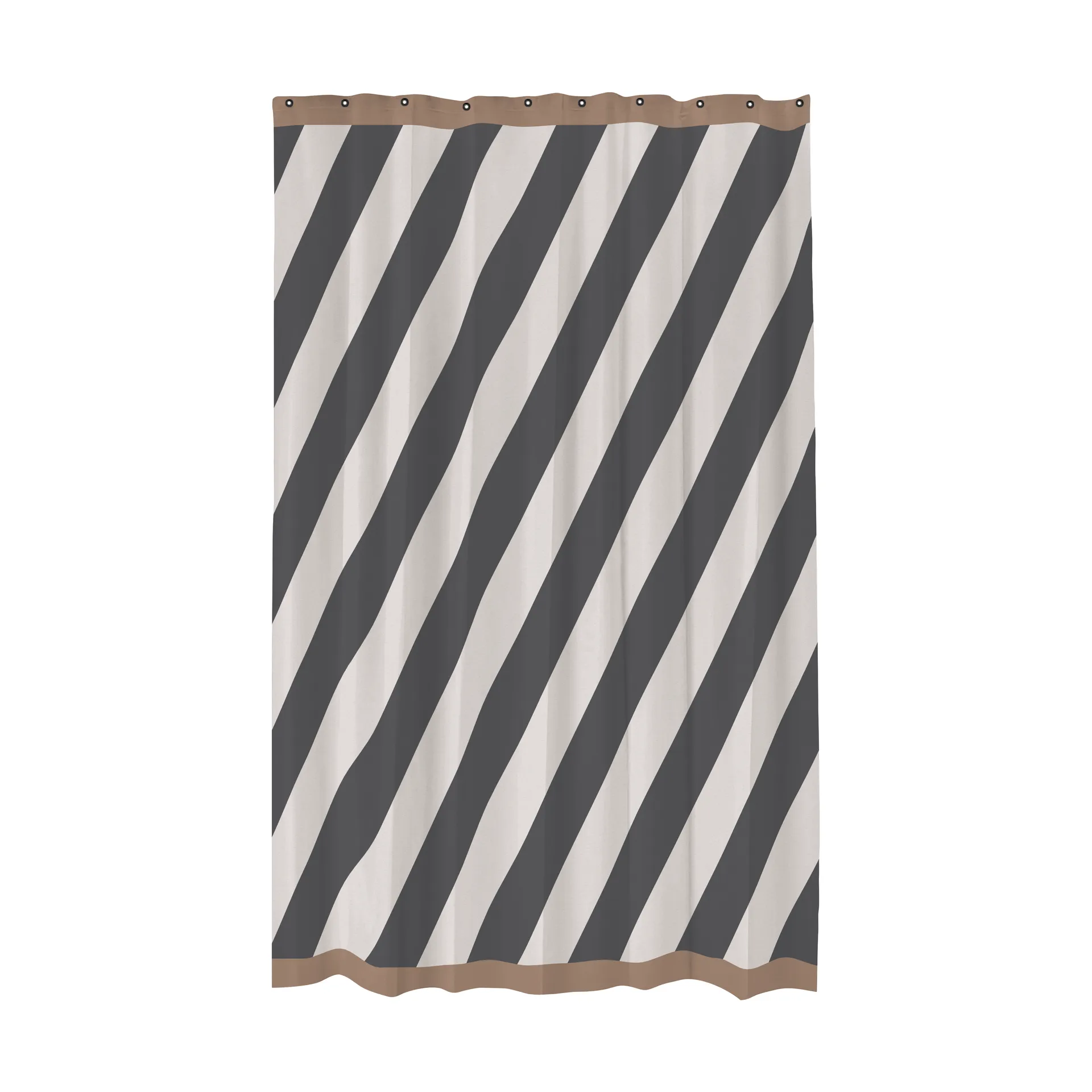 Mette Ditmer Rideau de douche Diagonal cm Gris foncé