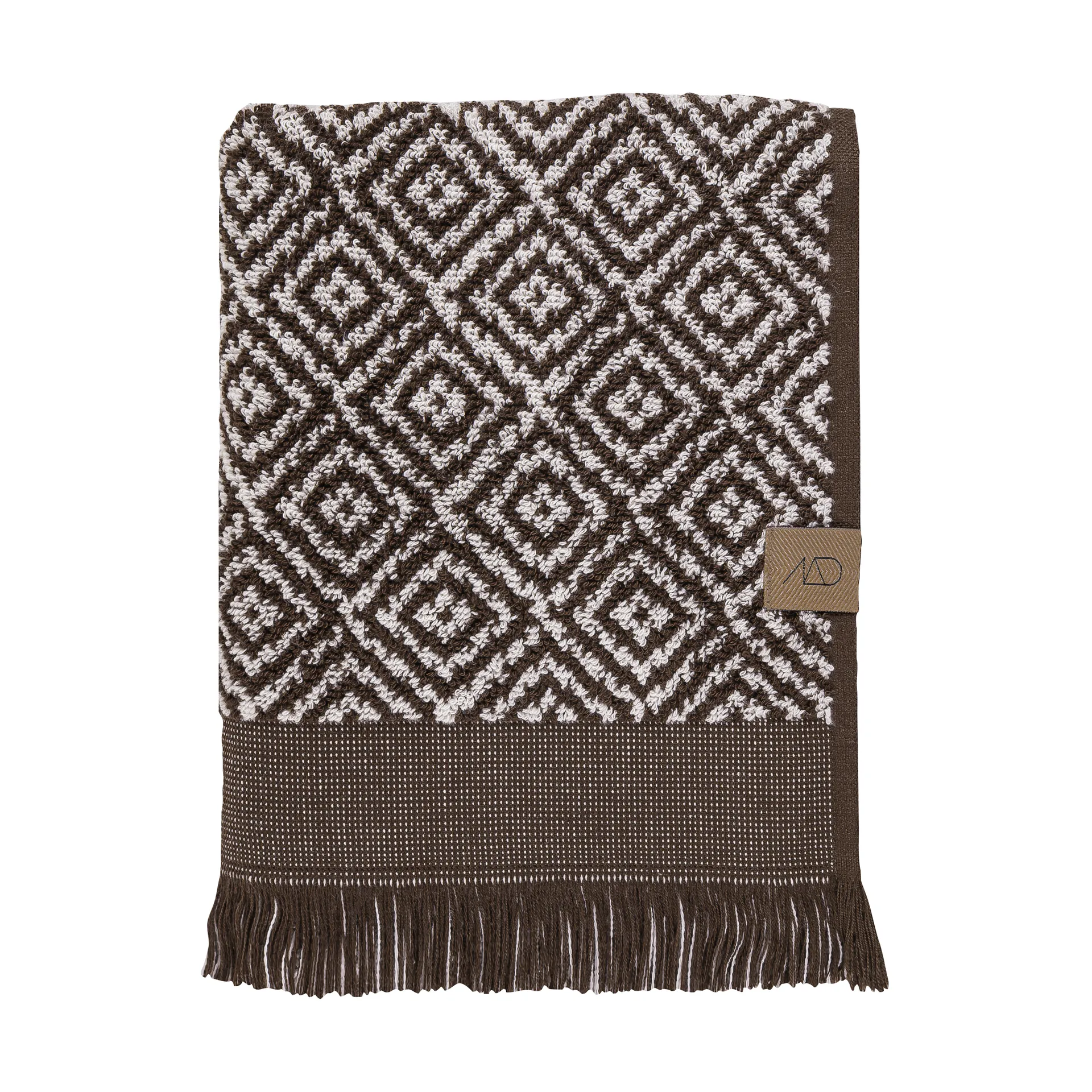 Mette Ditmer Serviette Morocco cm Chocolat-blanc cassé