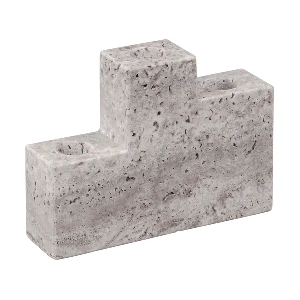 Step trio ljusstake, Chalk