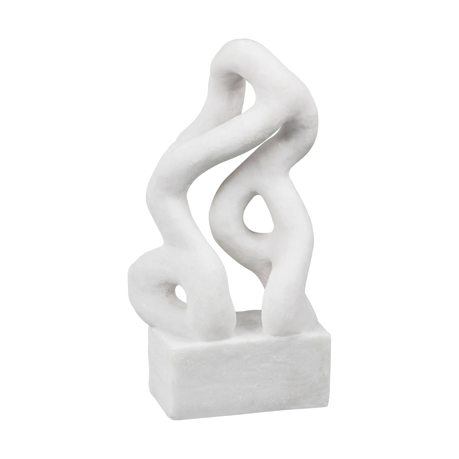 Mette Ditmer Symbiosis sculpture Art piece Blanc cassé