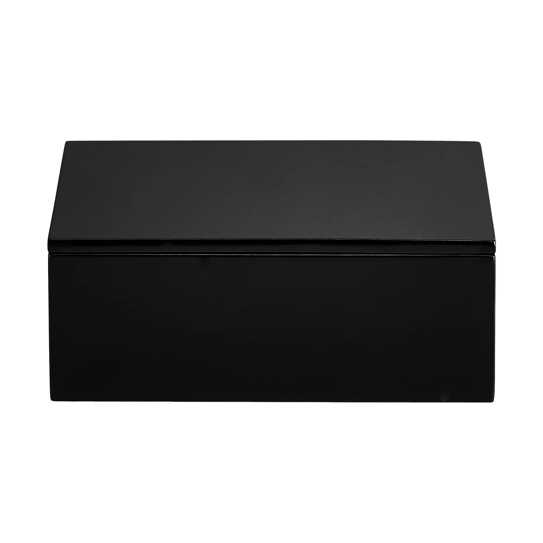 Mojoo Boîte de rangement laquée Lux cm Black