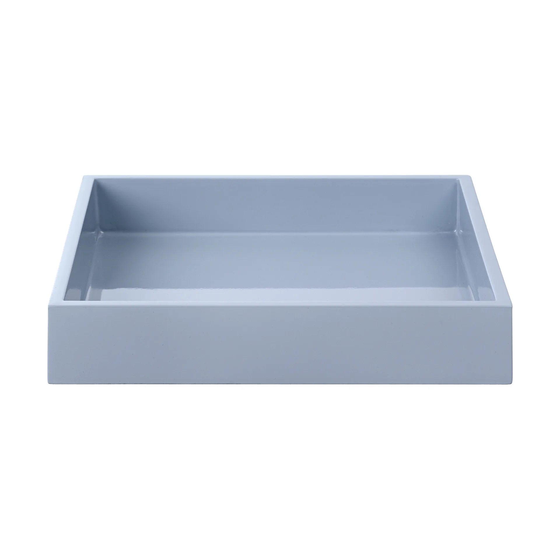 Mojoo Plateau de décoration laqué Lux ,5 cm Powder blue