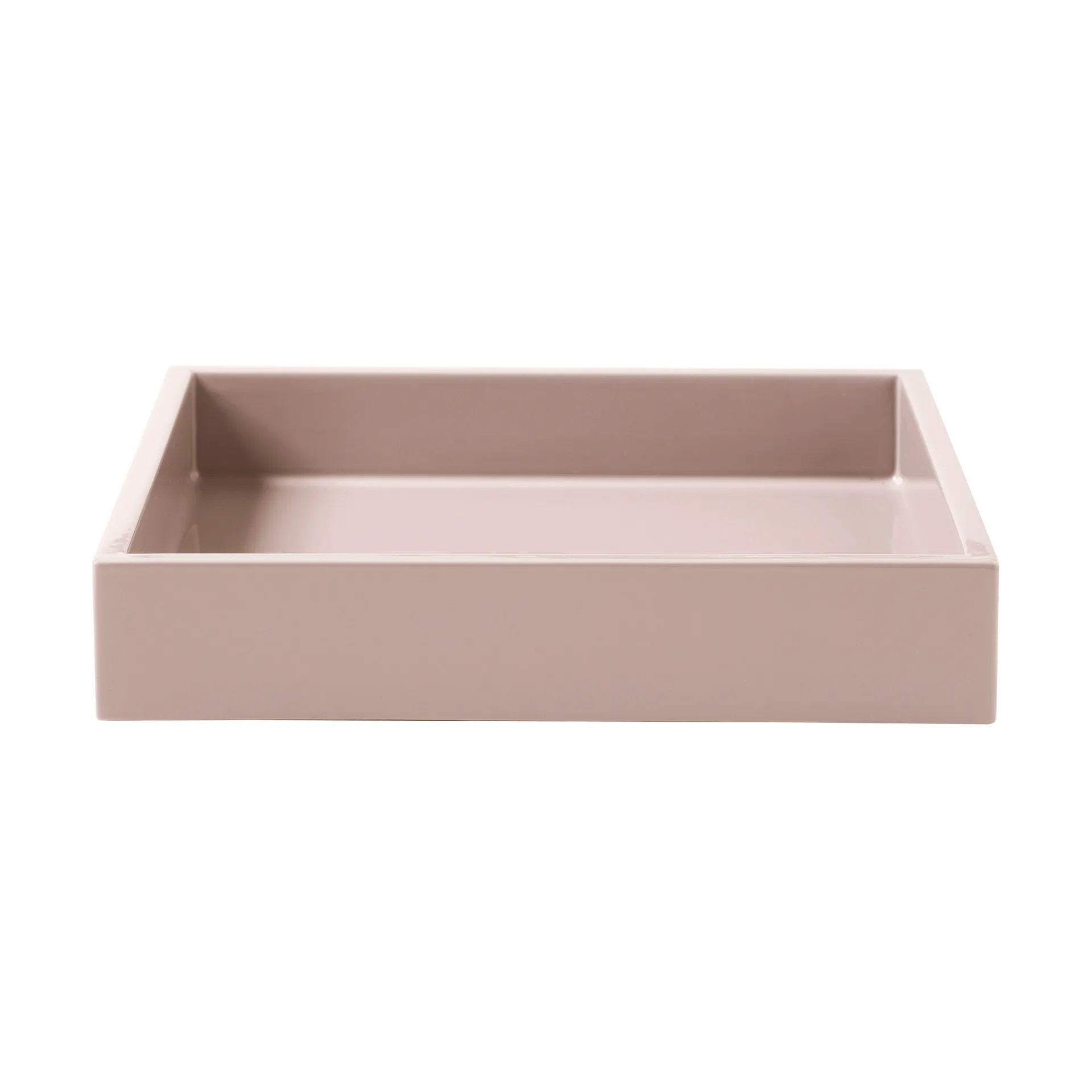 Mojoo Plateau de décoration laqué Lux ,5 cm Powder rose