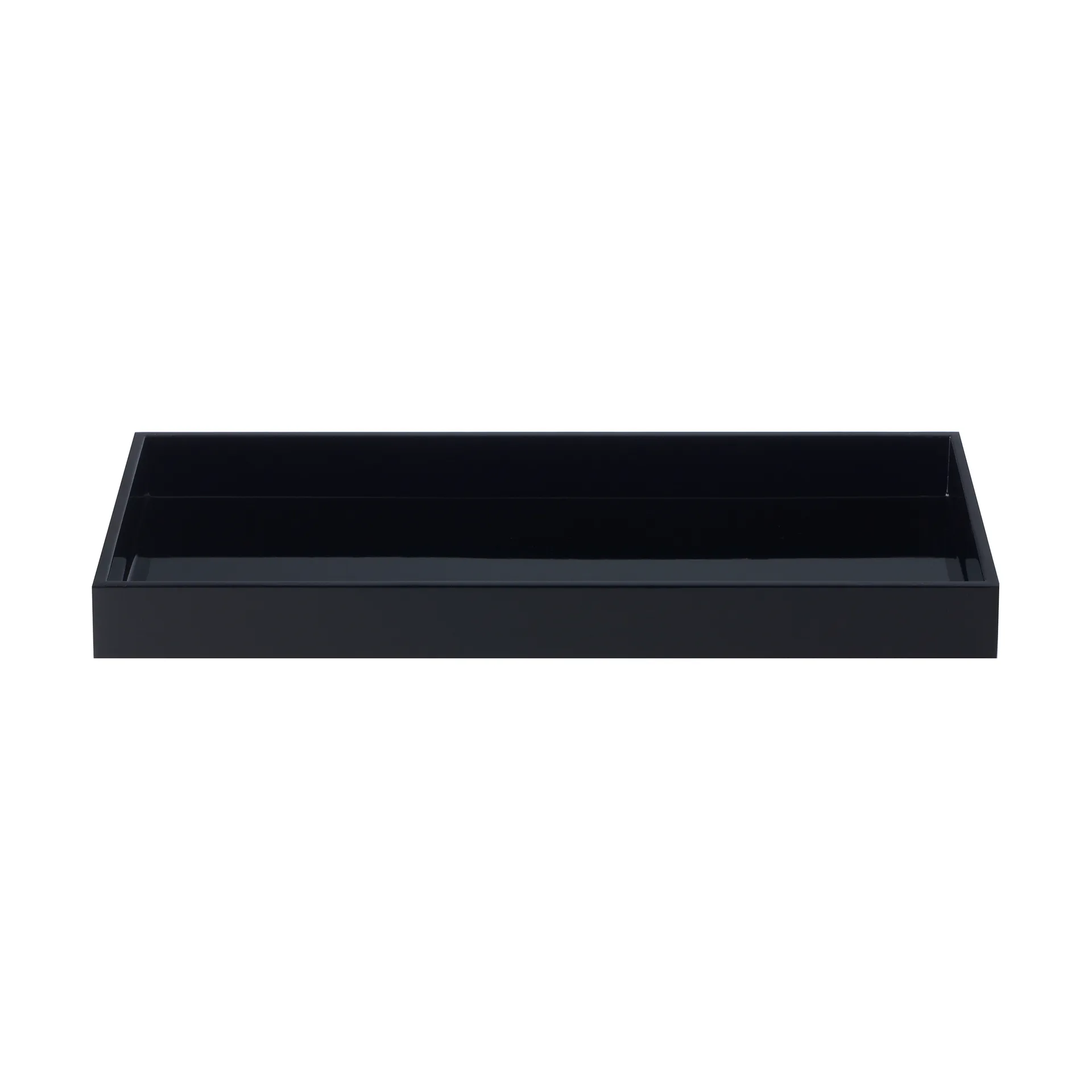 Mojoo Plateau de décoration laqué Lux ,5 cm Black — vue 3