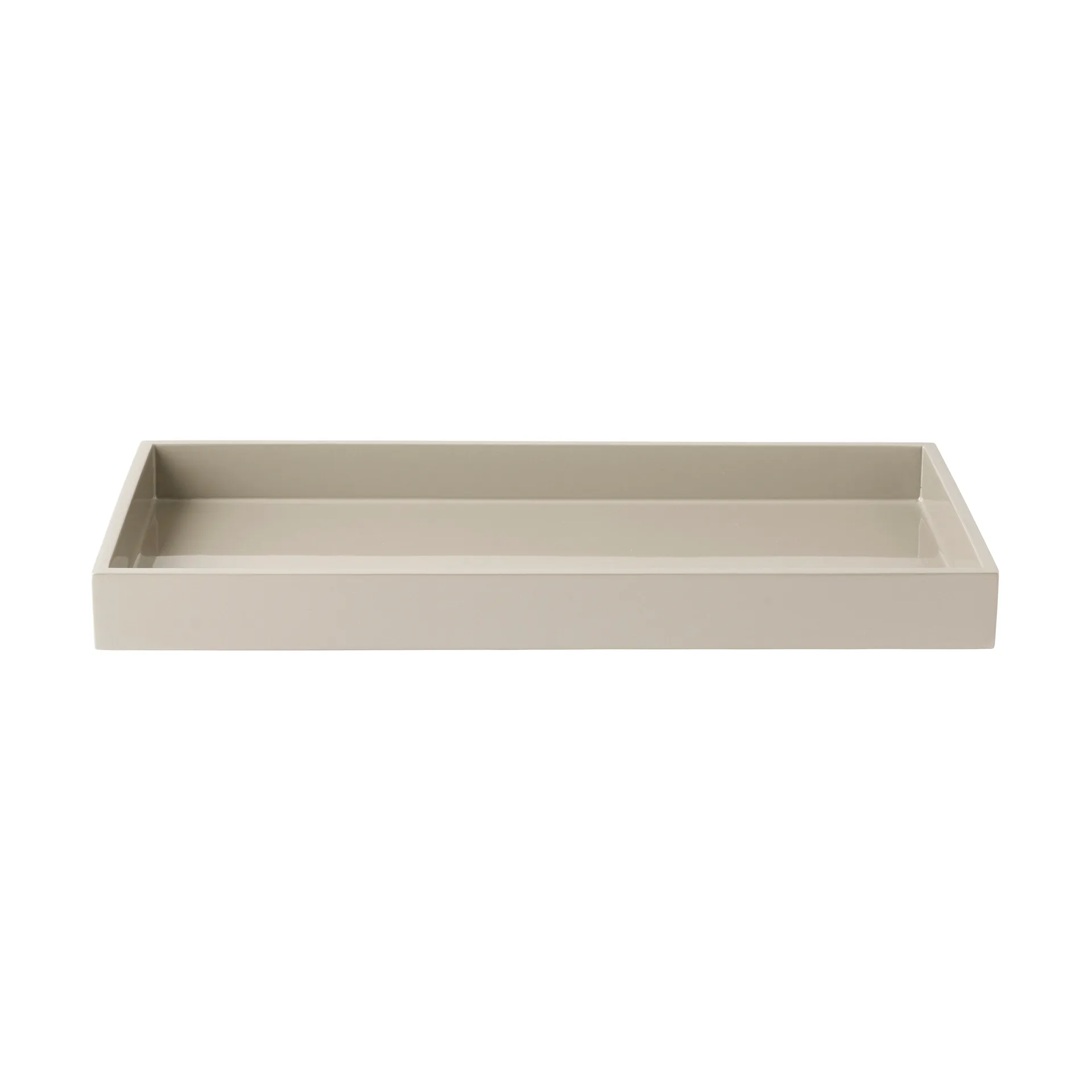 Mojoo Plateau de décoration laqué Lux ,5 cm Latte — vue 3