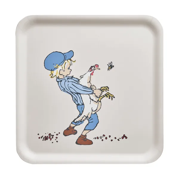 Emil bricka 33x33 cm, Cluck Cluck