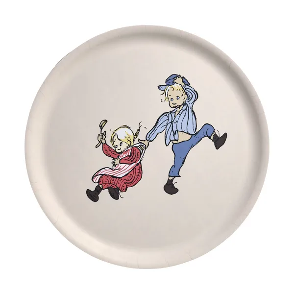 Emil och Ida bricka Ø35 cm