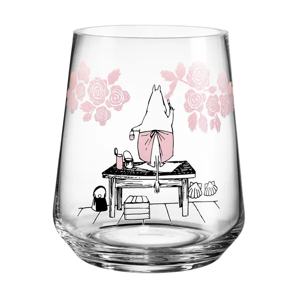Moomin originals ljuslykta/vas 17,5 cm, Roses