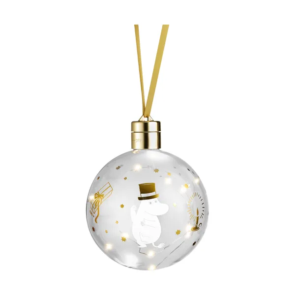 Mumin dekorationskula med LED-ljus, Sparkling Stars