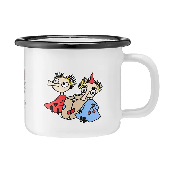 Mumin emaljmugg 1,5 dl, Thingumy and Bob