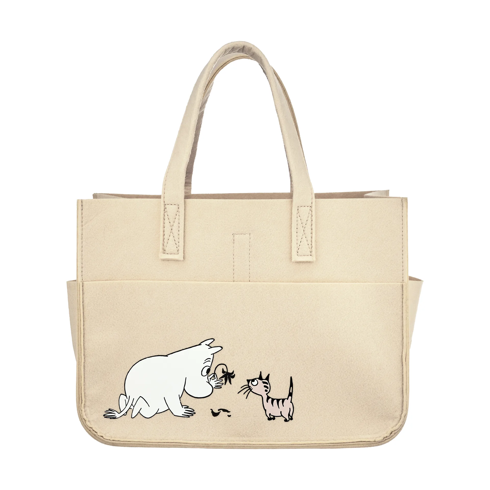 Muurla Panier de rangement Mumin pets cm Beige