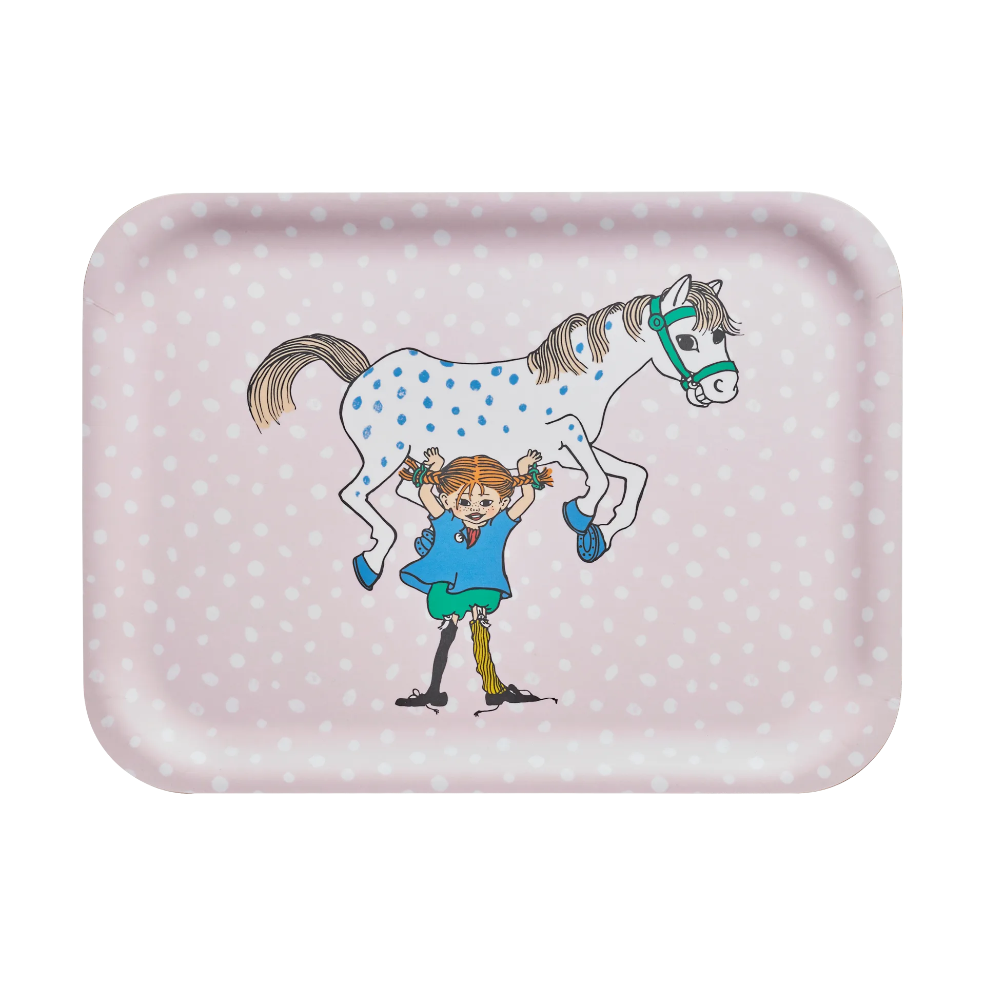 Muurla Pippi bakke 20x27 cm Pippi and the Horse