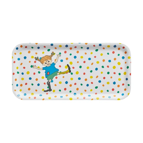Pippi bricka 13x27 cm, Hoppsansa