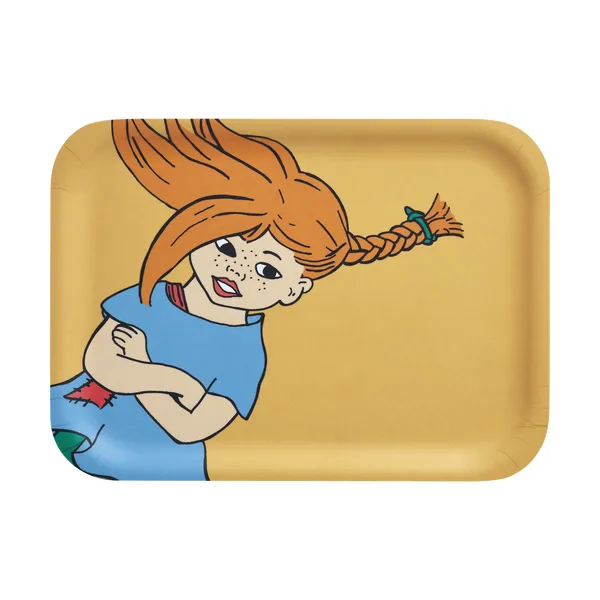 Pippi bricka 20x27 cm, The Strongest Girl