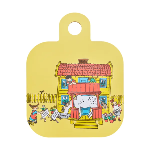 Pippi Chop & Serve skärbräda 25x32 cm, Villa villekulla
