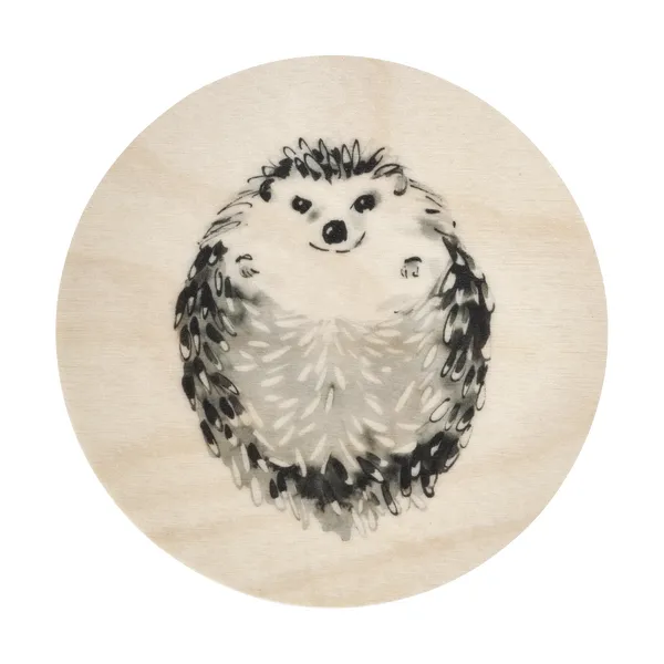 Teemu Järvi x Muurla glasunderlägg Ø10 cm, Igelkott