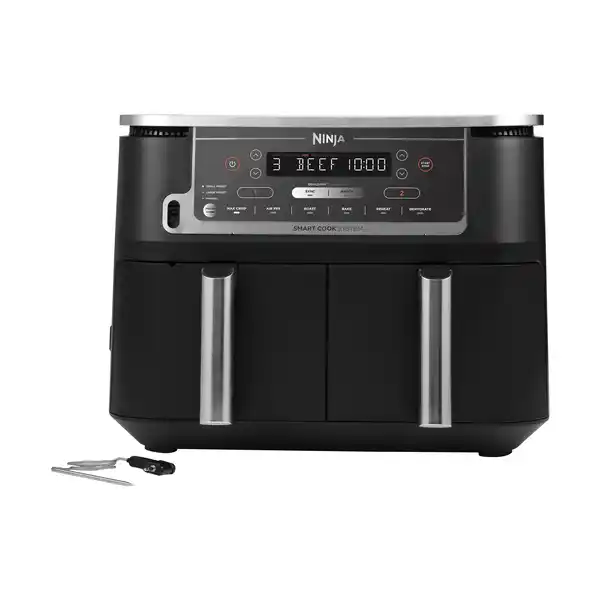 Ninja Foodi Max AF451 Airfryer Dual Zone m termometer 9,5 L