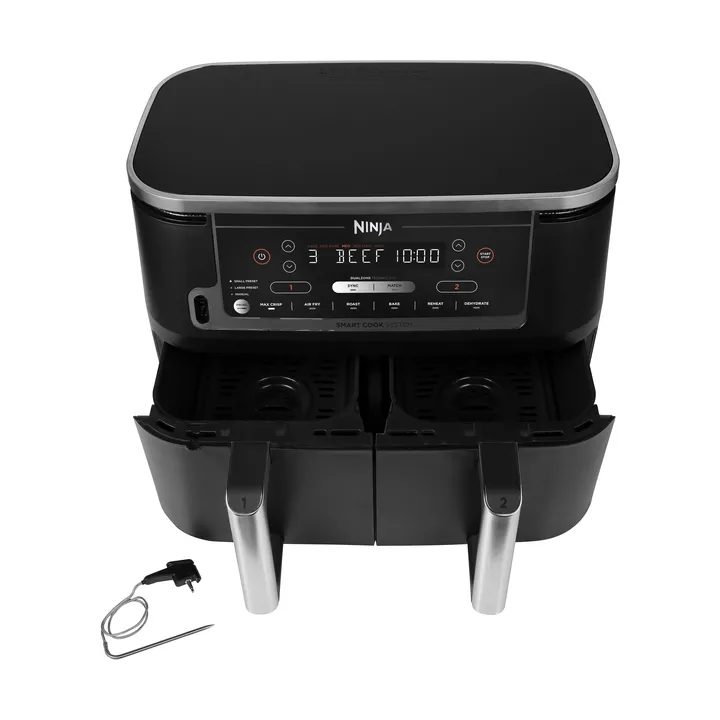 Ninja Foodi Max AF451 Airfryer Dual Zone with thermometer 9,5 L