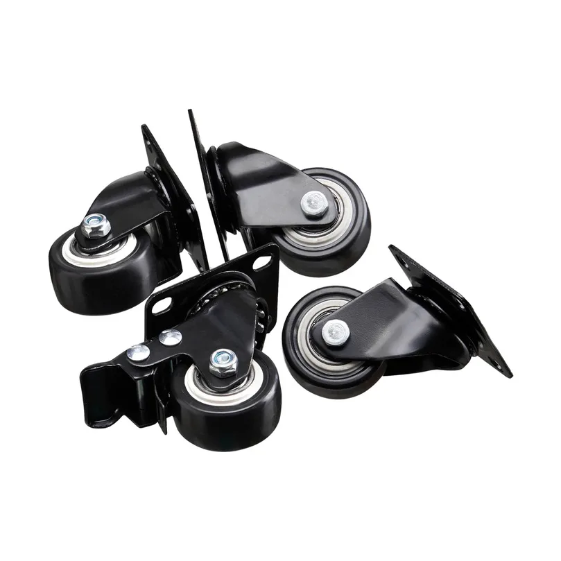 Nofred Roues Cube Storage pour boîte de rangement lot de 4 Noir