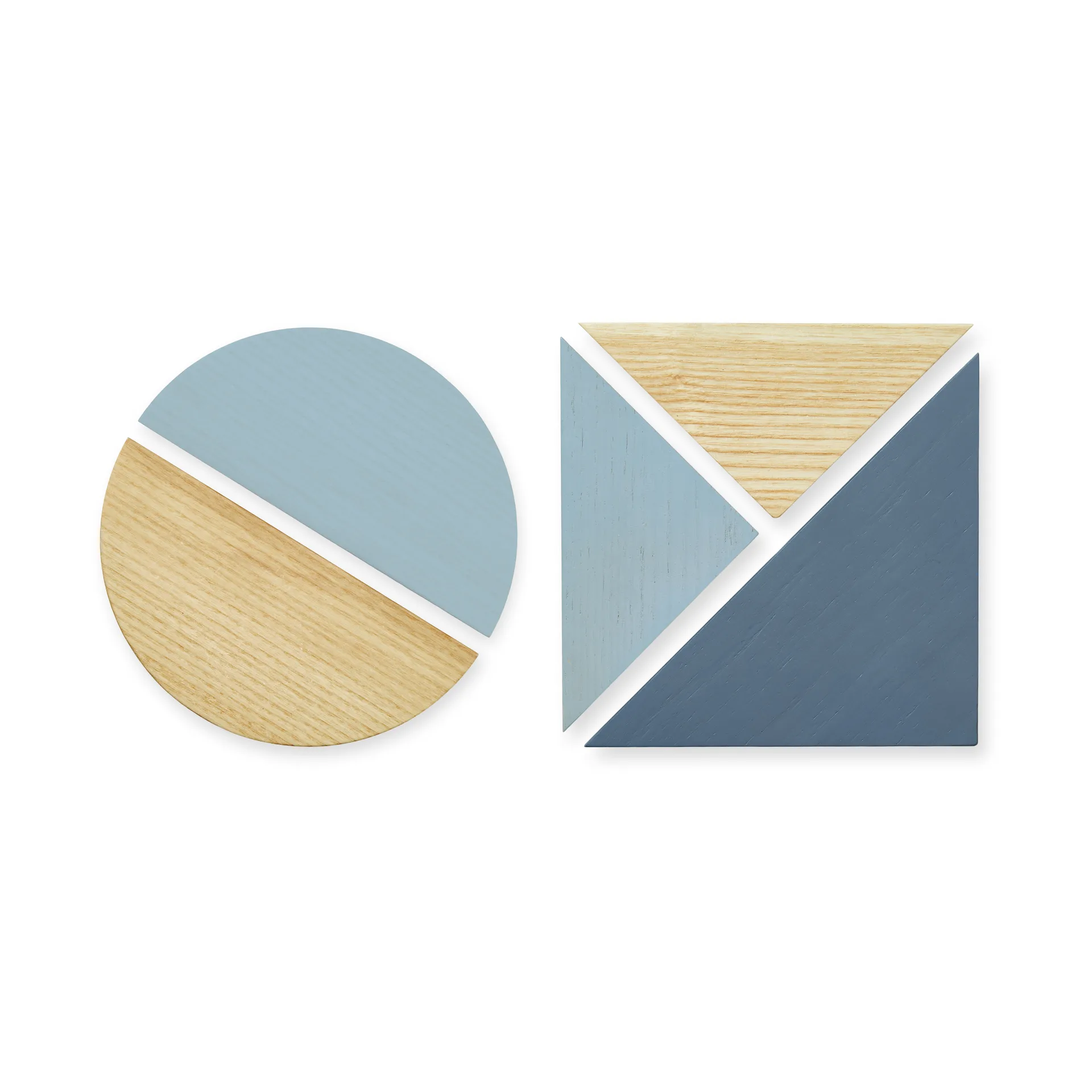 Nofred Set d'aimants Pin Magnets 5 pièces Bleu