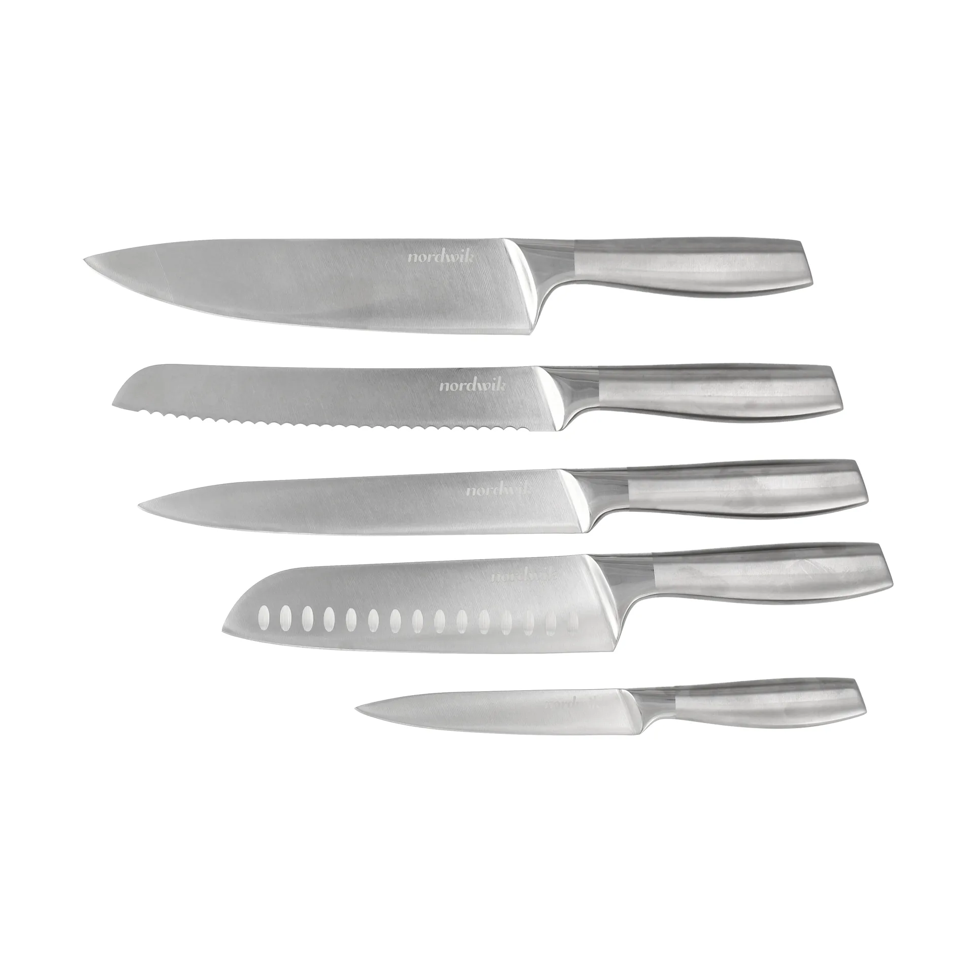 Nordwik Nordwik knivset 5 delar Rostfritt st&aring;l