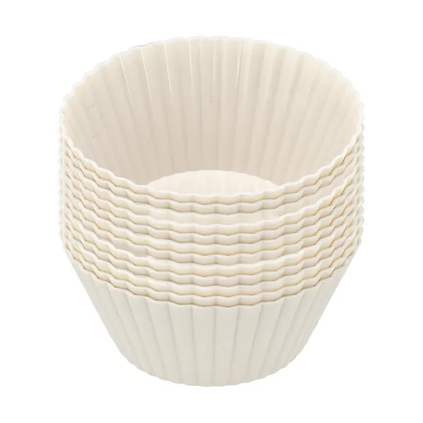 Nordwik muffinsform i silikon 12-pack, Creme
