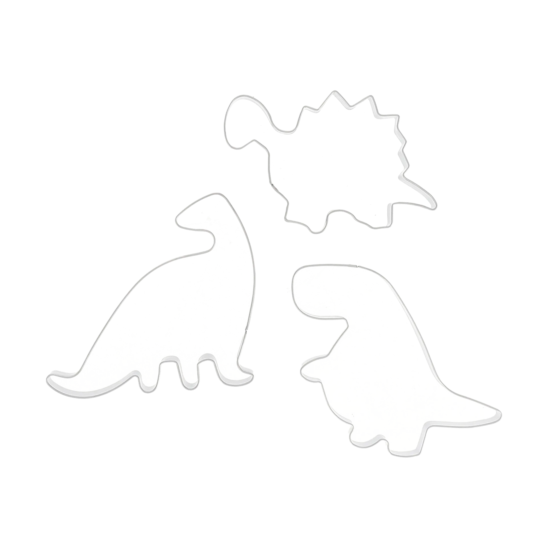 Nordwik Nordwik peberkageform dinosaur 3 dele Rustfrit stål