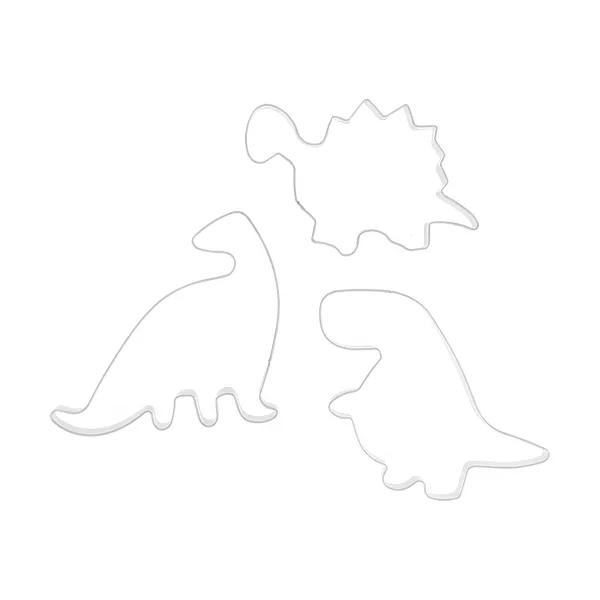 Nordwik pepparkaksform dinosaurie 3 delar, Rostfritt stål