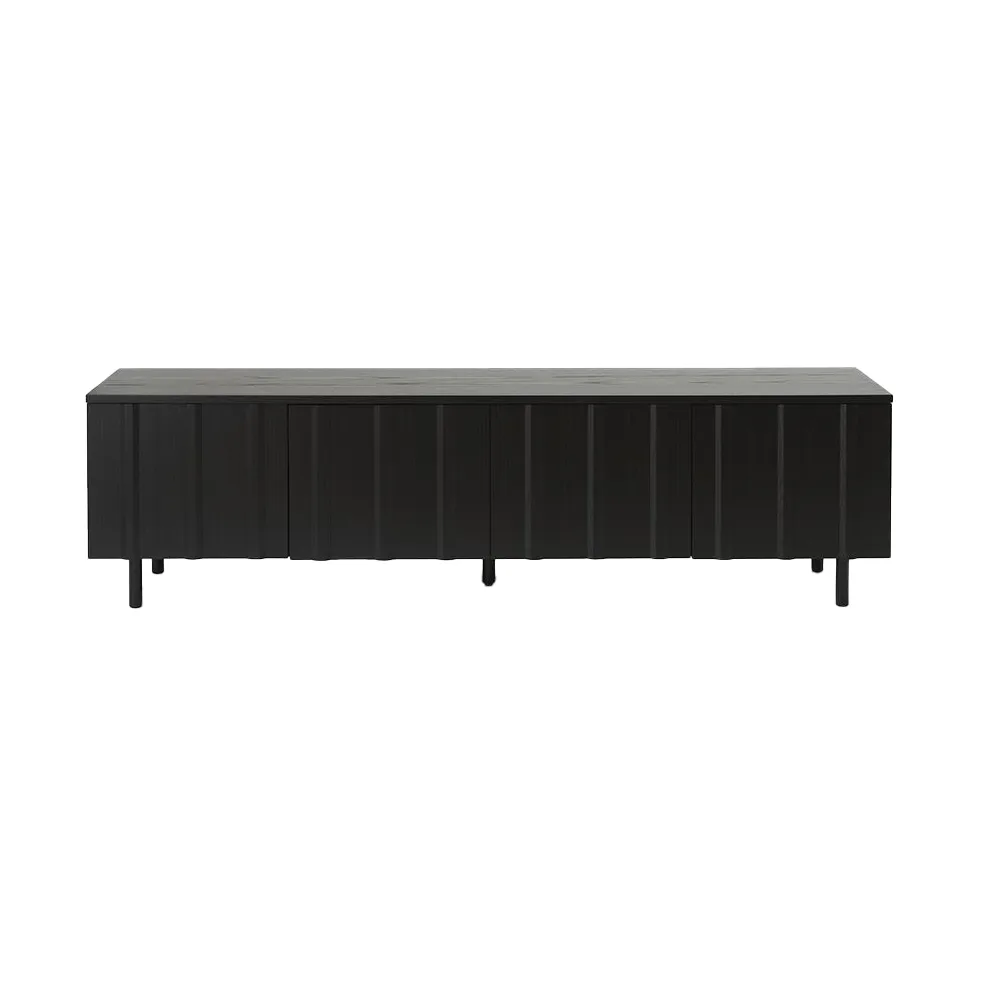 Normann Copenhagen Buffet bas Rib Soft Black