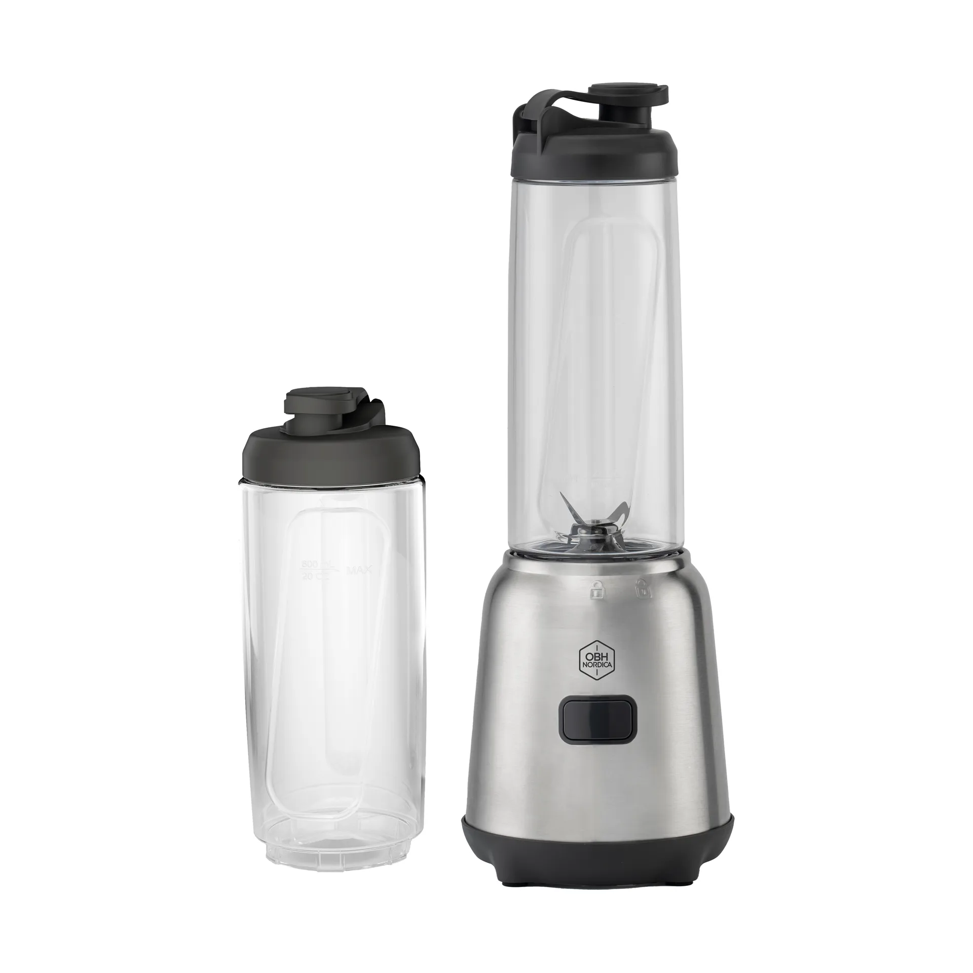 OBH Nordica Mix & Move LH15FDS0 blender 2x0,6 L Rustfrit stål