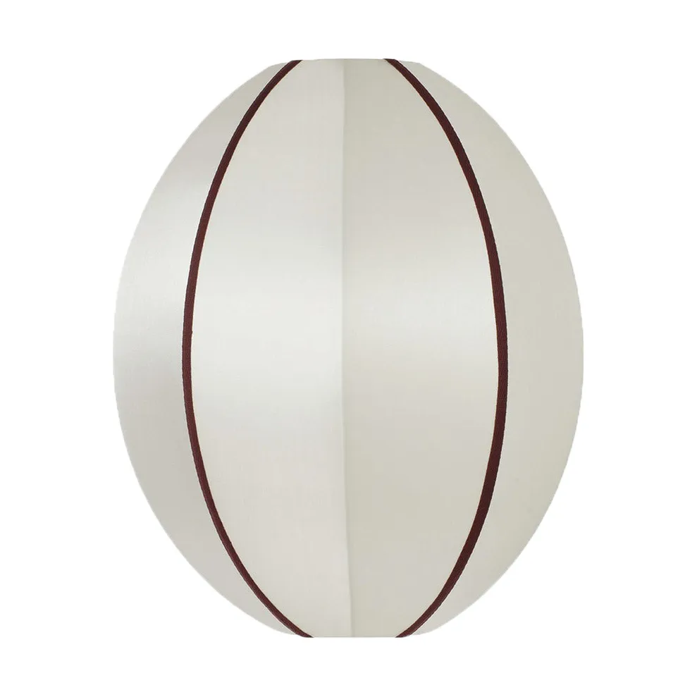 Oi Soi Oi Abat-jour Indochina Classic Oval S Offwhite-bordeaux