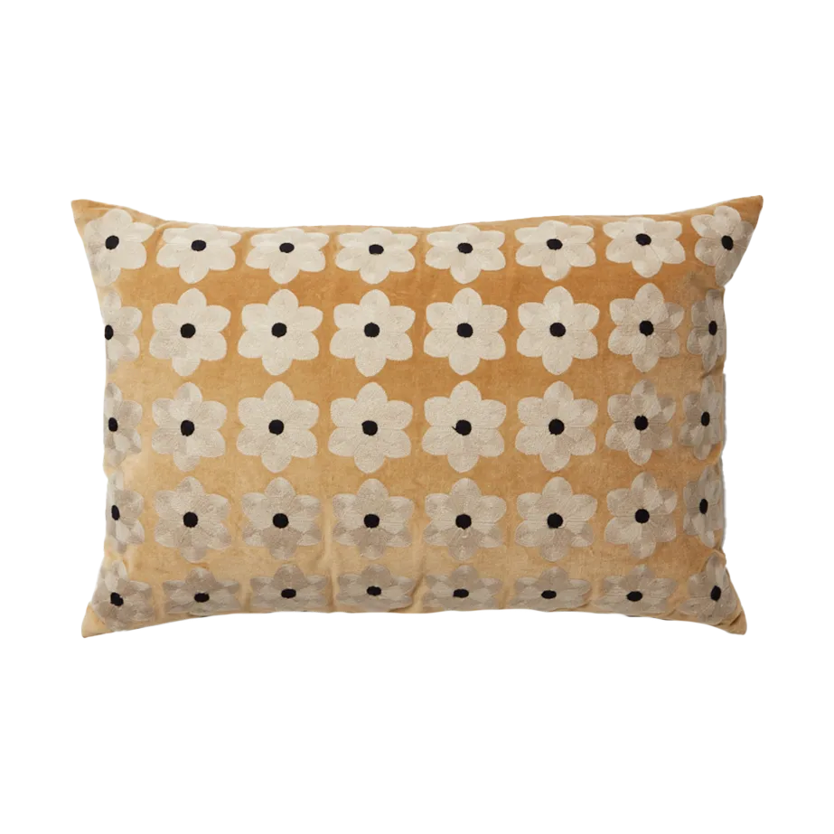 Olsson & Jensen Housse de coussin Daisy cm Beige