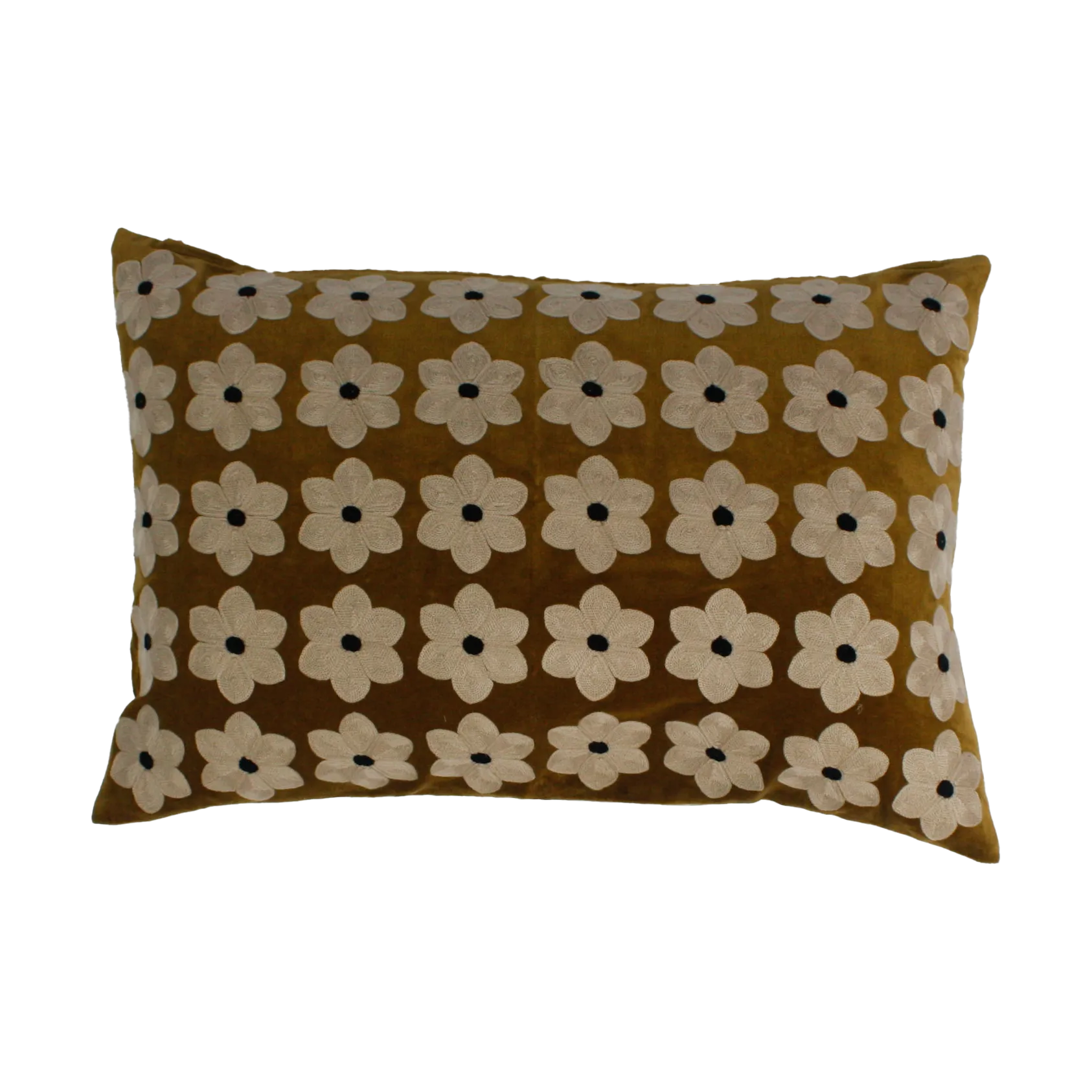 Olsson & Jensen Housse de coussin Daisy cm Cognac