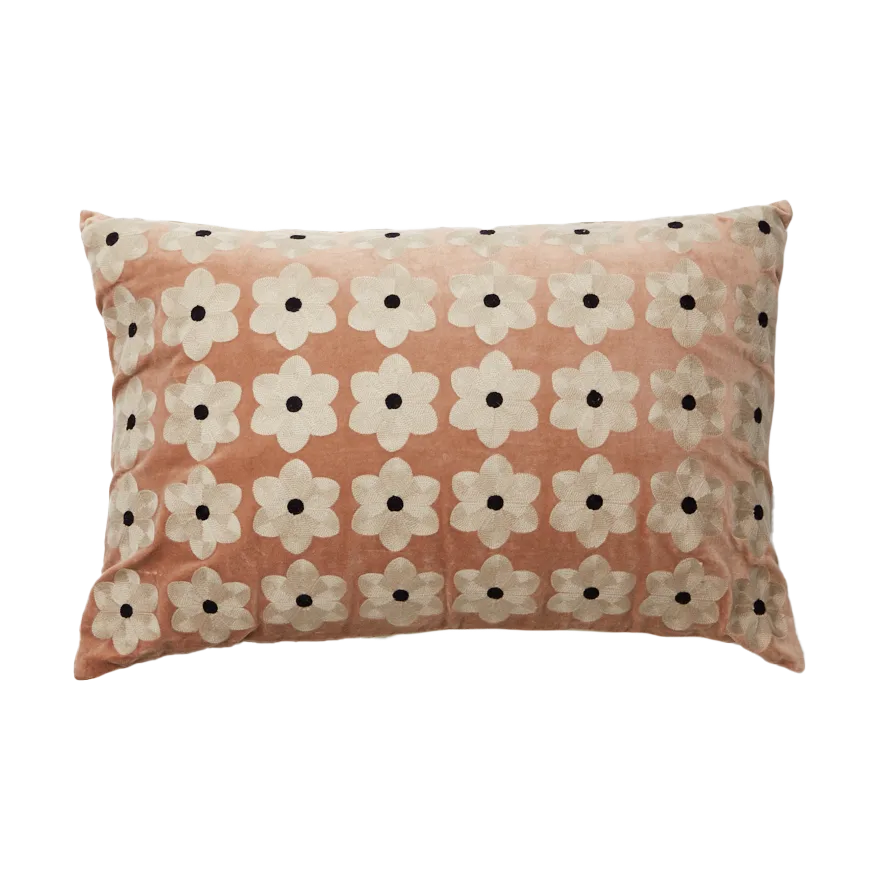 Olsson & Jensen Housse de coussin Daisy cm Vieux rose